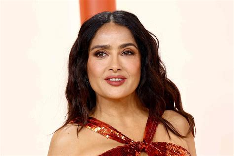 naked pics of salma hayek|Salma Hayek, 56, Poses Nude, Showing Off Abs in Sauna Pic.